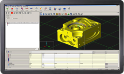 Zaslonski prikaz CAD-modela v programu MODUS