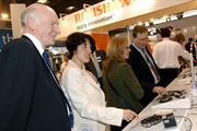 Teachers viewing Renishaw's latest measurement technologies at the MACH 2008 exhibition