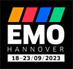 EMO logo and date